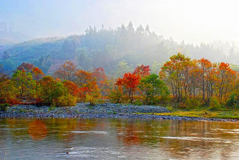 Colorful Qingming Mount